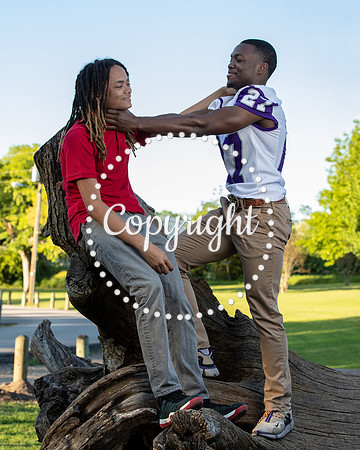 Lufkin Senior Portraits at Getzendaner Park in Waxahachie
