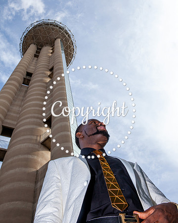 Cloud 9 Wedding Pre Ceremony in Reunion Tower in Downtown Dallas