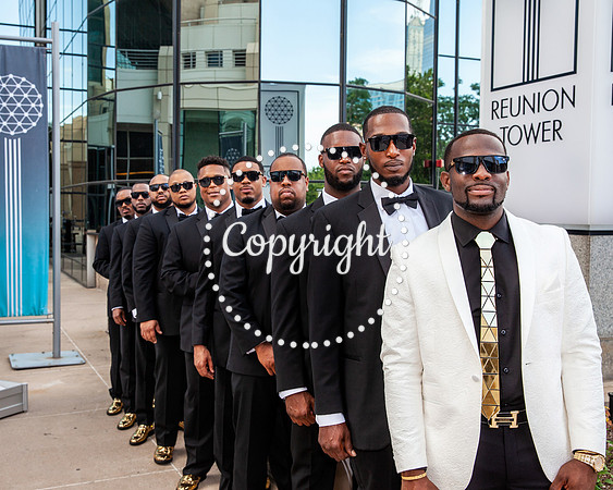 Cloud 9 Wedding Pre Ceremony in Reunion Tower in Downtown Dallas