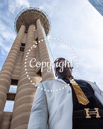 Cloud 9 Wedding Pre Ceremony in Reunion Tower in Downtown Dallas