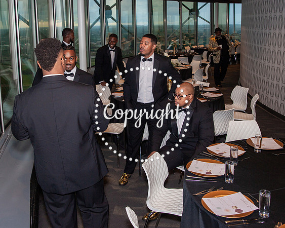 Cloud 9 Wedding Pre Ceremony in Reunion Tower in Downtown Dallas