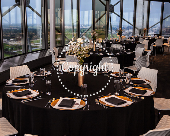 Cloud 9 Wedding Pre Ceremony in Reunion Tower in Downtown Dallas