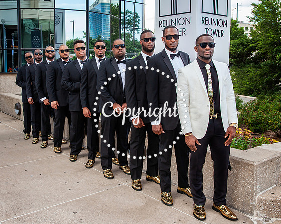 Cloud 9 Wedding Pre Ceremony in Reunion Tower in Downtown Dallas
