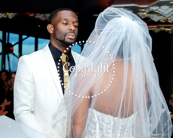 Ceremony Wedding at Cloud 9 in Reunion Tower in Dallas