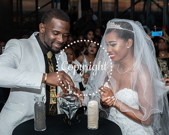 Ceremony Wedding at Cloud 9 in Reunion Tower in Dallas