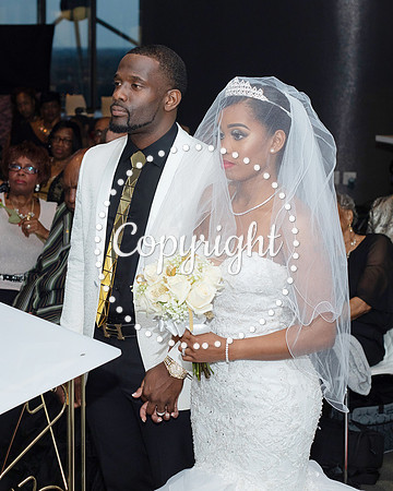 Ceremony Wedding at Cloud 9 in Reunion Tower in Dallas