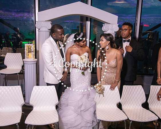 Ceremony Wedding at Cloud 9 in Reunion Tower in Dallas