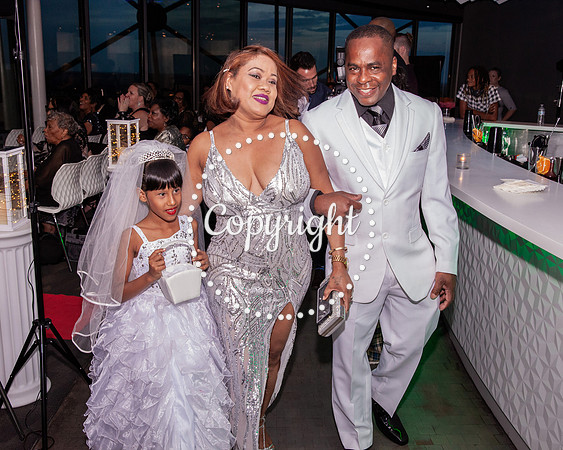 Ceremony Wedding at Cloud 9 in Reunion Tower in Dallas