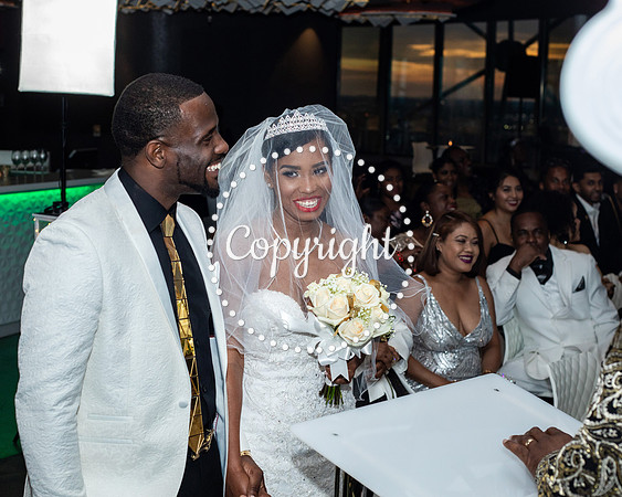 Ceremony Wedding at Cloud 9 in Reunion Tower in Dallas