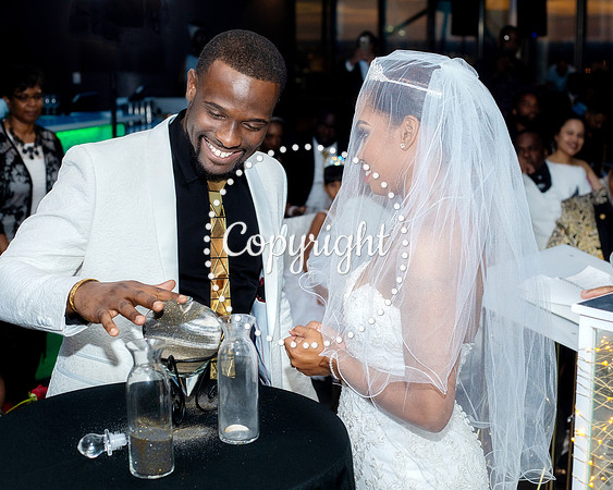 Ceremony Wedding at Cloud 9 in Reunion Tower in Dallas