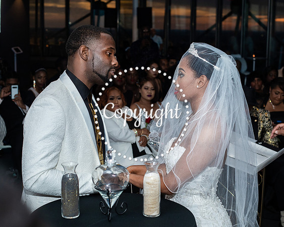 Ceremony Wedding at Cloud 9 in Reunion Tower in Dallas
