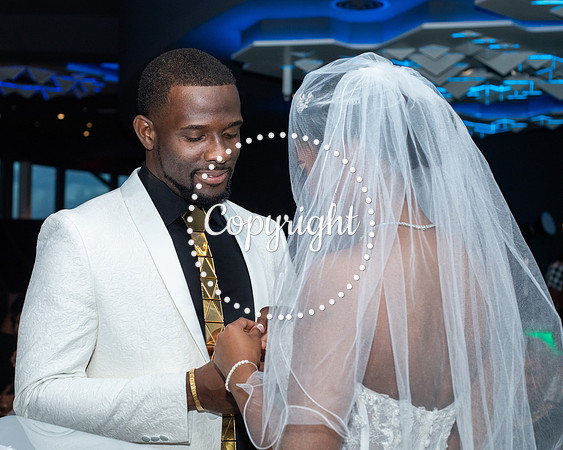 Ceremony Wedding at Cloud 9 in Reunion Tower in Dallas