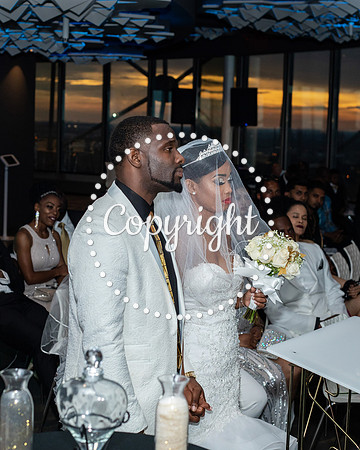 Ceremony Wedding at Cloud 9 in Reunion Tower in Dallas