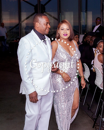Ceremony Wedding at Cloud 9 in Reunion Tower in Dallas