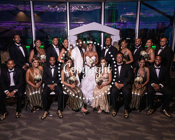 Ceremony Wedding at Cloud 9 in Reunion Tower in Dallas