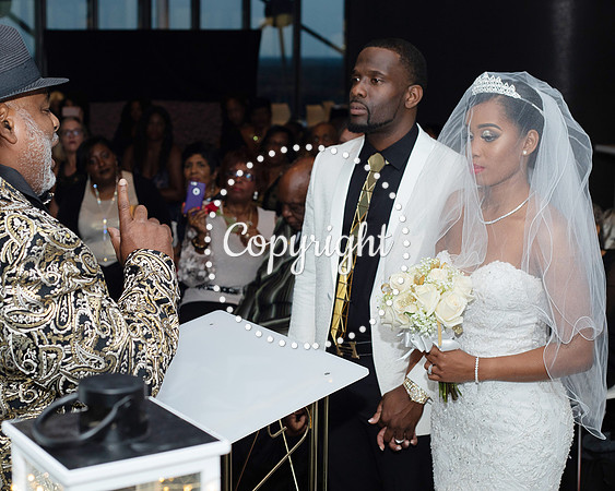 Ceremony Wedding at Cloud 9 in Reunion Tower in Dallas