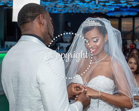 Ceremony Wedding at Cloud 9 in Reunion Tower in Dallas
