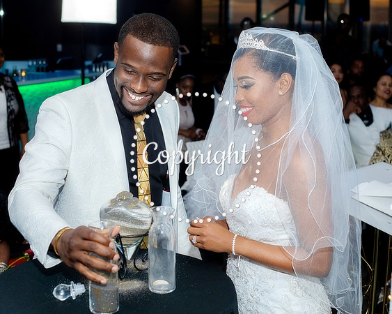 Ceremony Wedding at Cloud 9 in Reunion Tower in Dallas