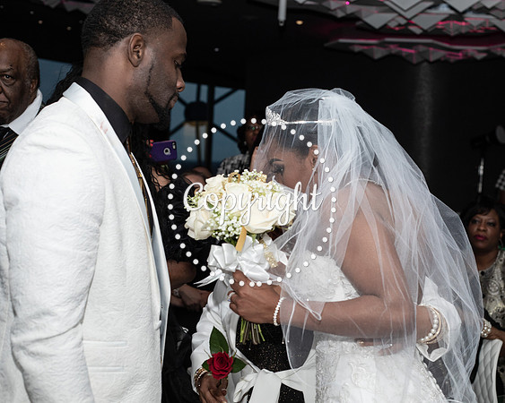 Ceremony Wedding at Cloud 9 in Reunion Tower in Dallas