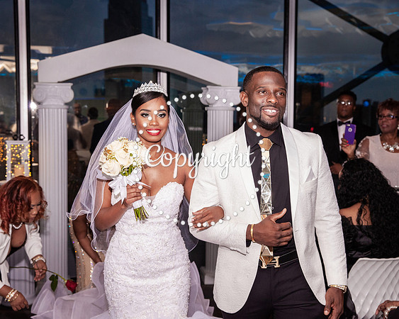 Ceremony Wedding at Cloud 9 in Reunion Tower in Dallas