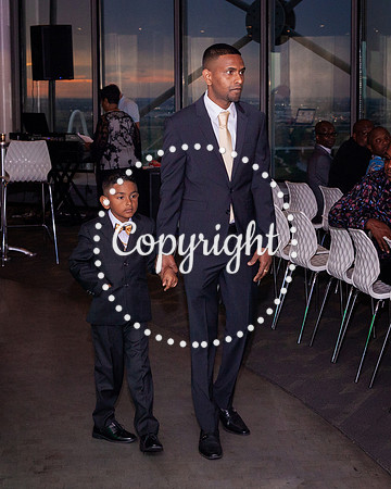 Ceremony Wedding at Cloud 9 in Reunion Tower in Dallas