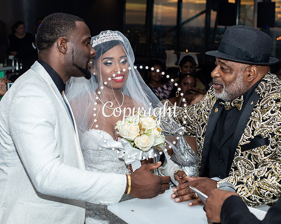 Ceremony Wedding at Cloud 9 in Reunion Tower in Dallas