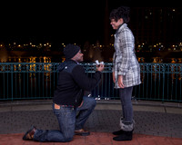 Surprise Engagement Shoot at City Center at Oyster Point