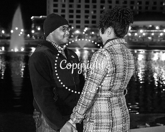 Surprise Engagement Shoot at City Center at Oyster Point