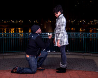 Surprise Engagement Shoot at City Center at Oyster Point
