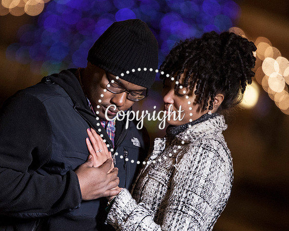 Surprise Engagement Shoot at City Center at Oyster Point