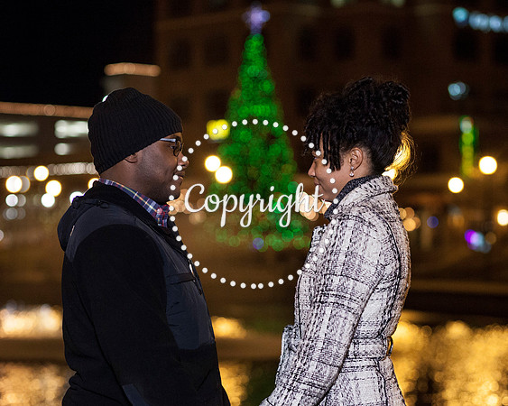 Surprise Engagement Shoot at City Center at Oyster Point