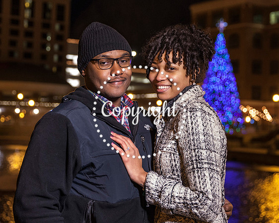 Surprise Engagement Shoot at City Center at Oyster Point
