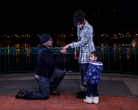 Surprise Engagement Shoot at City Center at Oyster Point