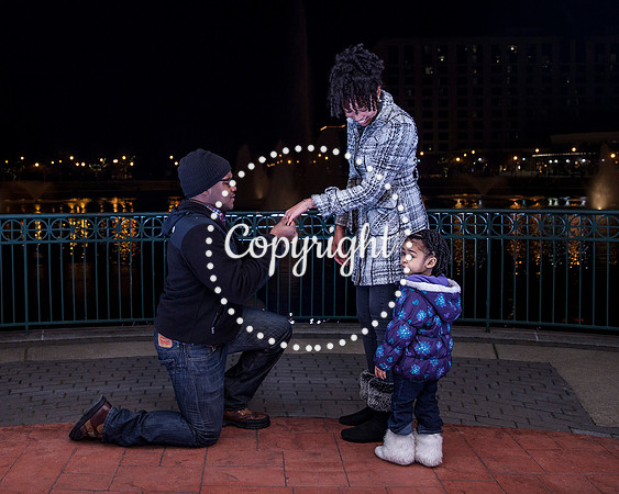 Surprise Engagement Shoot at City Center at Oyster Point