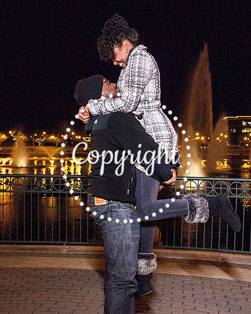 Surprise Engagement Shoot at City Center at Oyster Point