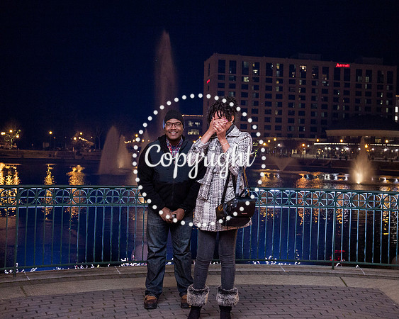 Surprise Engagement Shoot at City Center at Oyster Point