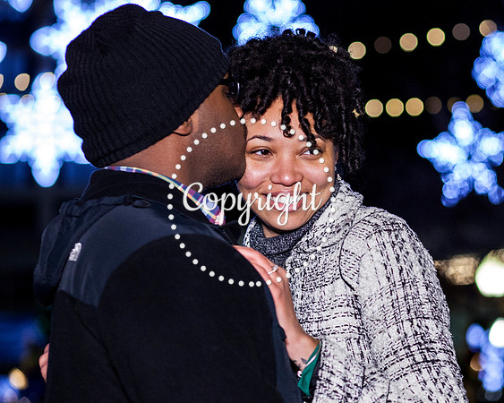 Surprise Engagement Shoot at City Center at Oyster Point