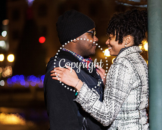 Surprise Engagement Shoot at City Center at Oyster Point