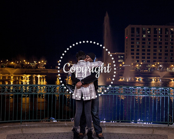 Surprise Engagement Shoot at City Center at Oyster Point