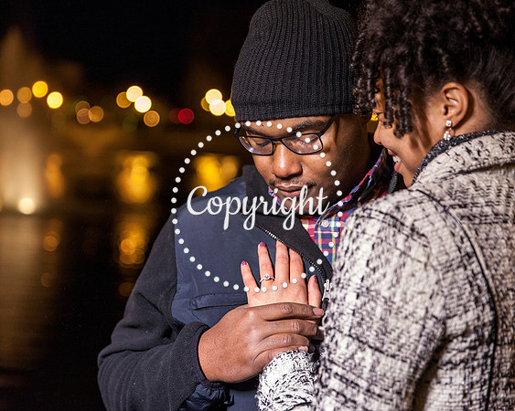 Surprise Engagement Shoot at City Center at Oyster Point