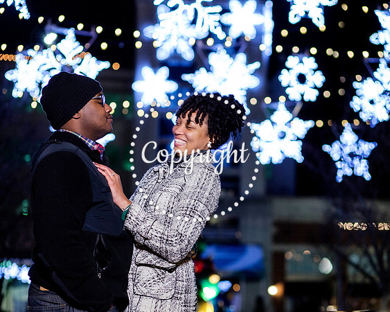 Surprise Engagement Shoot at City Center at Oyster Point