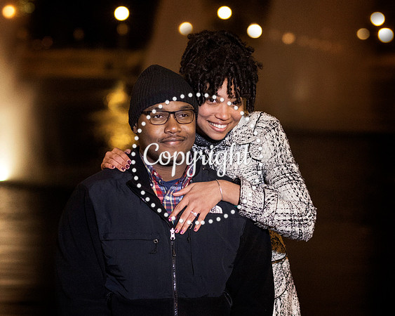 Surprise Engagement Shoot at City Center at Oyster Point