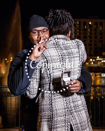 Surprise Engagement Shoot at City Center at Oyster Point