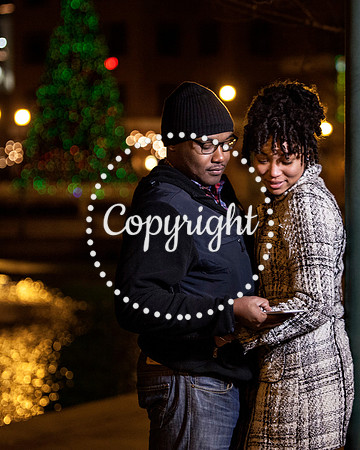 Surprise Engagement Shoot at City Center at Oyster Point