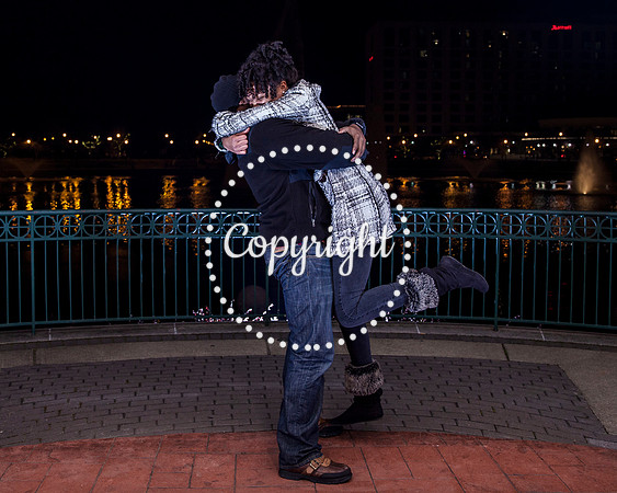 Surprise Engagement Shoot at City Center at Oyster Point