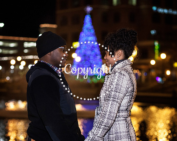 Surprise Engagement Shoot at City Center at Oyster Point