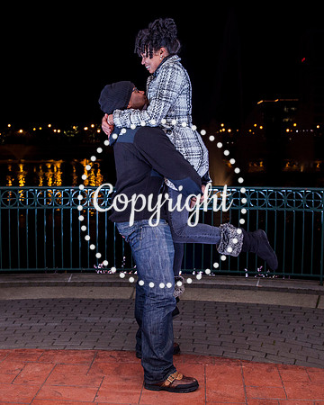 Surprise Engagement Shoot at City Center at Oyster Point