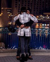 Surprise Engagement Shoot at City Center at Oyster Point