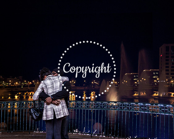 Surprise Engagement Shoot at City Center at Oyster Point