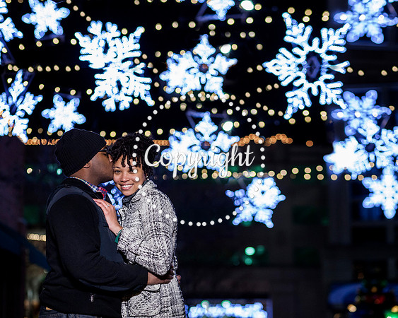 Surprise Engagement Shoot at City Center at Oyster Point